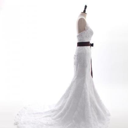 White Lace Wedding Dress