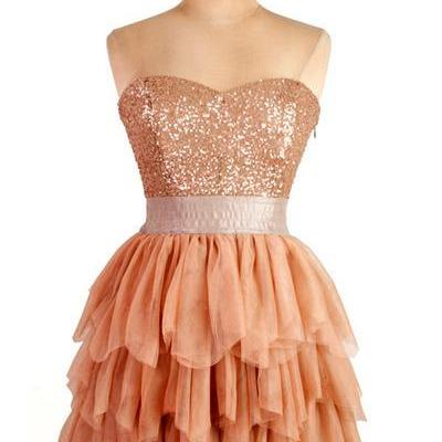 Short Chiffon Prom/cocktail Dress