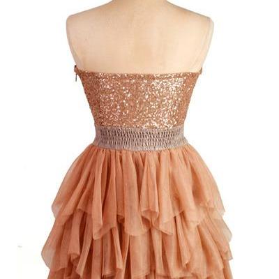 Short Chiffon Prom/cocktail Dress