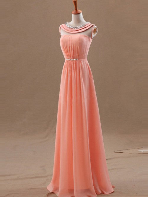 Long Chiffon Evening/prom Dress